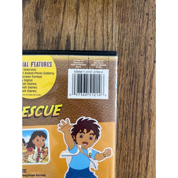 Go Diego Go Safari Rescue DVD Animated Kids Adventure 2007 - Picture 2 of 5